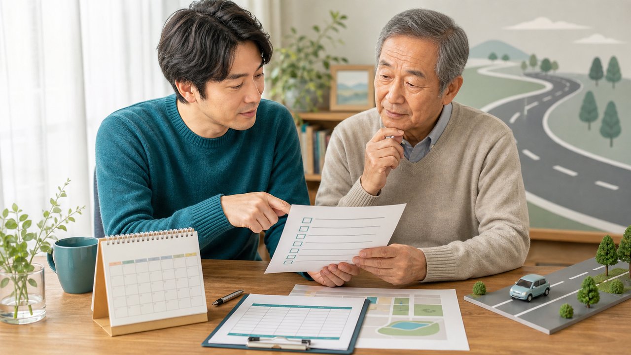 運転技能検査の対象となる違反行為と期間を確認するアイキャッチ画像